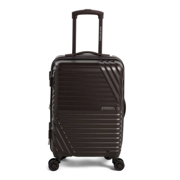 MAX STUDIO Chocolate 21in Dublin Hardside Carry-on Spinner - Picture 1 of 2